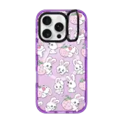 iPhone 16 Pro Impact Ring Stand Case MagSafe Compatible Strawberry Mix