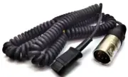 Plantronics Coiled Interconnect Cable with NC5FXQD Female Connector 9002603