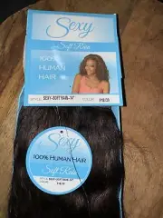 Sexy Soft Rain 100% Comfortable Human Hair 14” WEFT COLOR F1B/30