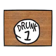 Alcohol Drunk 1 - Funny Novelty Doormat Man Cave Floor mat