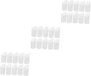 HOMSFOU 3sets Empty Film Canisters Caps Film Canisters Case Bulk Storage for Camera Rolls Compact and Organizer 30pcs*3