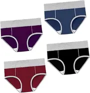 [OATIPHO] High Waist Underpants for Women Buttlift Panty Lady Breathable Underpants Ladies Briefs -Waist Underwear Hipster Panty Panties Women Underwear Cotton