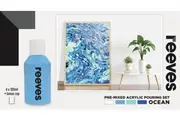 Reeves: Pre-Mixed Acrylic Pour Paint - Ocean (Set 4/100ml)