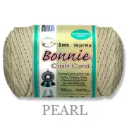 6mm Bonnie Macramé Craft Cord 100 Yard Pearl