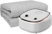 Electric Blanket Water Heated Mattress Pad, Bed Warmer Safe No-Radiation, Intelligent Timing, Water Circulation Heating, Automatic Constant Temperature, Removable, Washable Underblanket (Size : 150x1