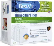 RPS BestAir ES12 4 Pack Humidifier Wick Filters for Essick Emerson Kenmore