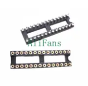 10pcs 28Pin DIP28 SIP Round IC Sockets Adaptor Solder Type gold plated machined