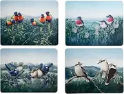 Maxwell & Williams Birds of Australia KC 10 Year Anniversary Cork Back Placemat 34x26.5 Centimeter Set of 4 Assorted Gift Boxed
