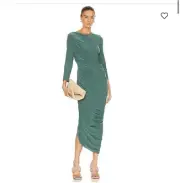 NWT Norma Kamali x REVOLVE Long Sleeve Diana Gown in Mountain Green XS/34