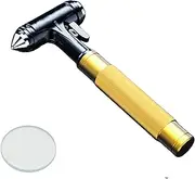 PUEZOKLY Car Glass Breaker with Seat Belt Cutter - Automotive Safety Hammer Emergecy Escape Tool for Car, Car Autoaccessory Carbon Steel Metal Window Hamme