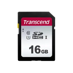 Transcend 創見 SDHC 300S 16GB/32GB/64GB CL10 U1 記憶卡 銀色 SD卡