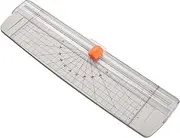 Portable Paper Trimmer A4 Size Paper Cutter Cutting 12 Inch Cutting Width for Craft Paper P Laminated Paper White