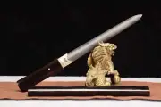 Double Edge Dagger Knife Chinese Stabbing Combat Sharp Fighting Ornate Display
