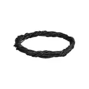 2mm Black Round Leather Cord by Bead Landing™, 25yd.