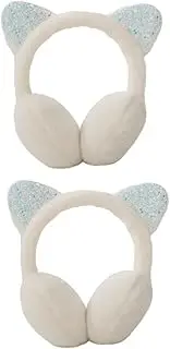 [DEARMAMY] 2pcs Ear Warmers Warm Earmuffs Winter Ear Muffs Winter Ear Covers Cat Ears Ear Muffs