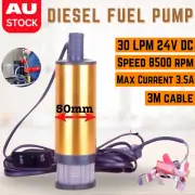 Aluminium 24V DC Diesel Fuel Pump Submersible Transfer Oil 44 Gallon Drum Pump