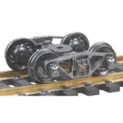Kadee 556 HO-Scale Self-Centering Vulcan Truck, 33" Ribbed (1 Pair)