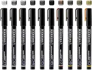 Gaahleri Water Based Acrylic Ink Metallic Series Markers GM-Set