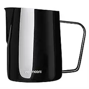 Normcore Milk Pitcher with Sharp Spout - Espresso Steaming Pitcher - Milk Frothing Jug - Espresso Barista Tool - Gun-Metal Black - 20.3 oz (600 ml)
