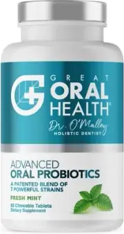 Oral Probiotics for Mouth Bad Breath Treatment for Adults; Dentist Formulated...