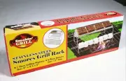 Smokin Grill Stainless Steel S'mores Outdoor Grilling Rack w/ Skewers Sticks Set