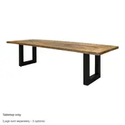 [Florabelle Living] Boatwood Tabletop 2M - Top Only