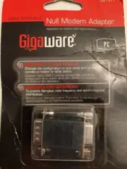 GIGAWARE NULL MODEM ADAPTER D89 Male to D89 Female NIB