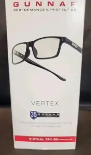 GUNNAR - VERTEX Blue Light Gaming & Computer Glasses - Onyx - Clear
