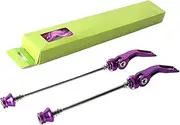 bicyclee Hub - Bike Hub | Quick Release Axle, Aluminum Alloy Hollow Shaft Kit for Bike, Front and Rear Wheel Hubb Axle Replacement Lever for Mountain Bikes