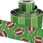 Football Bulletin Board Border 49.2ft Sports Field Border Two Sided Printed Classroom Decoration