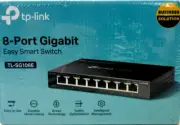 NEW TP-LINK TL-SG108E 8 Ports Unmanaged Gigabit Switch w/ VLAN & port mirroring