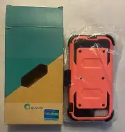 NIB I-BLASON ARMORBOX HEAVY-DUTY BUMPER CELL PHONE CASE FOR IPHONE 7 PINK