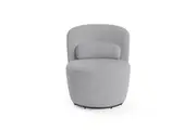 Brosa Ada Swivel Accent Chair (Gainsboro Grey)