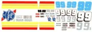 Fred Cady 141 #99 Pabst Blue Ribbon Firebird Dick Trickle 1/25 decal