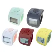 9 Channel Ring Tally Counter Clicker with Soft Ring Belt for Meditation Exercise