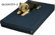 Quantity=2 Durable Waterproof Orthopedic MEMORY FOAM Pet Pad Dog Bed S/M sizes