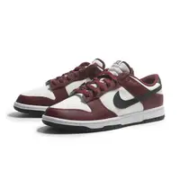 在飛比找Yahoo奇摩購物中心優惠-NIKE 休閒鞋 DUNK LOW 酒紅白湮 黑勾 復古 男