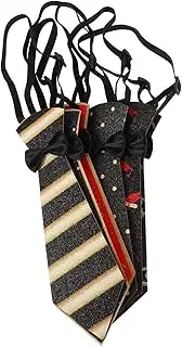 [Holibanna] Graduation Tie Ornaments for Adjustable Tie Ties Zipper Ties for Men Tie Kindergarten Graduation Neck Tie Boys Neckties Tie for Greet