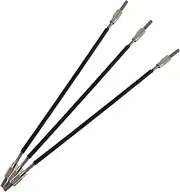 EXQUIMEUBLE 3pcs Violin Tail Cords for Violins Wire Material Replace Worn Strings for Enhanced Sound and Performance
