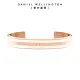 【Daniel Wellington】DW 手環 Emalie 玫瑰金經典雙色手環 正常版/纖細版(DW00400005)