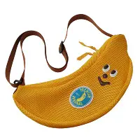 在飛比找誠品線上優惠-GLADEE香蕉造型網布斜背包