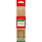 Faber-Castell Natural 2B Graphite Pencil with Eraser 6pk
