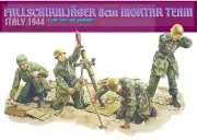 dragon 1/35 German Fallschirmjager 8cm mortar team plastic model DR6215