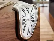 Surreal Shelf Clock, Inspired by Salvador Dali’s “Persistence of Memory”