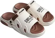 [kowaku] Mens Slide Sandals Lightweight EVA Beach Slides for Shopping Pool Party Dating