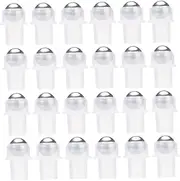 LOORGVEL Portable Perfume Roller Balls 30pcs Metal Roller Balls Essential Oil Sprayer Perfume Bottle Roller Small Spray Bottle Travel Perfume Rollers Plastic Holder