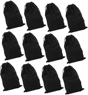 [Abaodam] 12 Pack Ski Goggle Pouches Soft Drawstring Carrying Case for Goggles Eyewear Storage Bag Lightweight Multipurpose