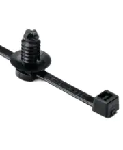 HELLERMANNTYTON Cable/Zip Tie Fir Tree Mount 11.8" 500 Pack