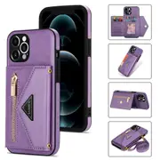 Multi-Function Card-Slot Wallet-Style Messenger Phone Case iPhone 12/12 Pro