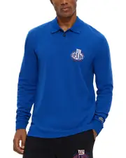 Boss x Nfl New York Giants Long Sleeve Polo